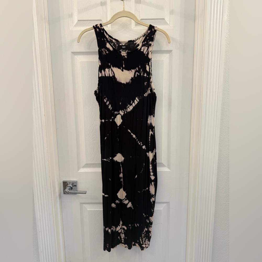 Mossimo Supply Co. Navy and Cream Bodycon Sundress